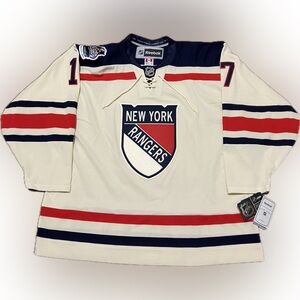 NWT New York Rangers Dubinsky 2012 Winter Classic Reebok NHL Hockey Jersey XL